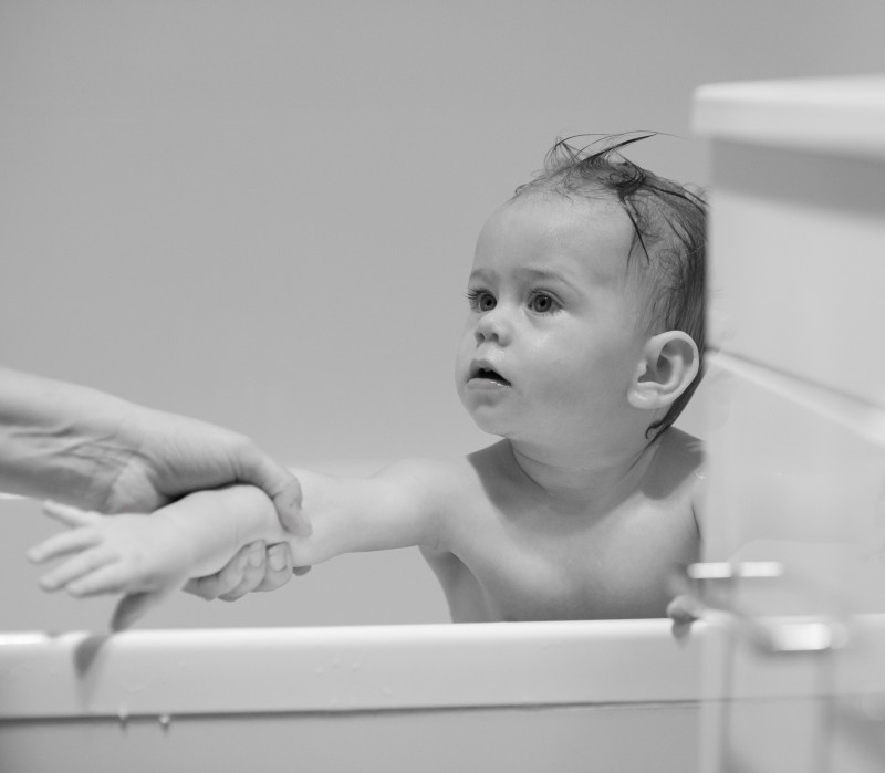 Bath time is always fun